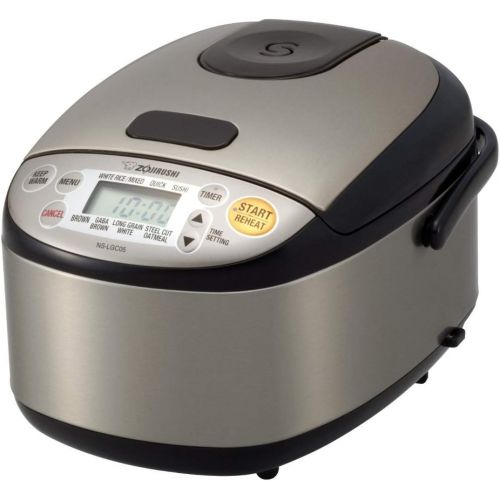  Zojirushi NS-LGC05 Micom Rice Cooker & Warmer + Free Cookbook, Bamboo Spatula and Oven Mitt