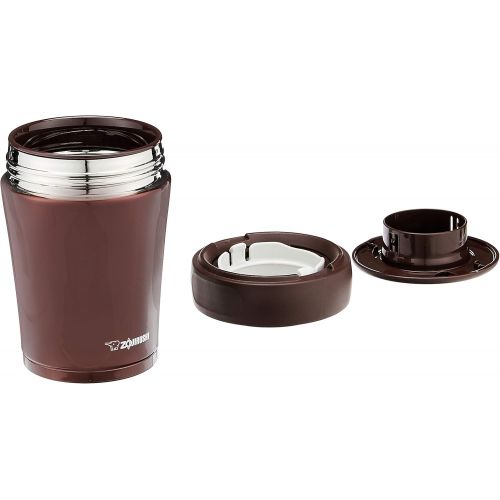  Zojirushi Stainless Steel Food Jar, Nut Brown