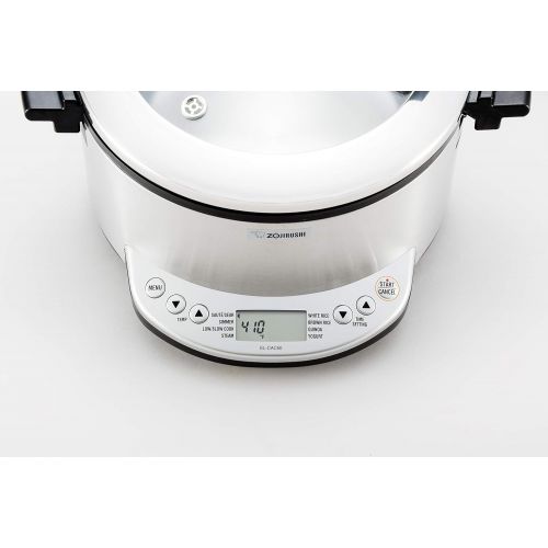  Zojirushi EL-CAC60XZ Multicooker, 6 Qts, Brushed Stainless