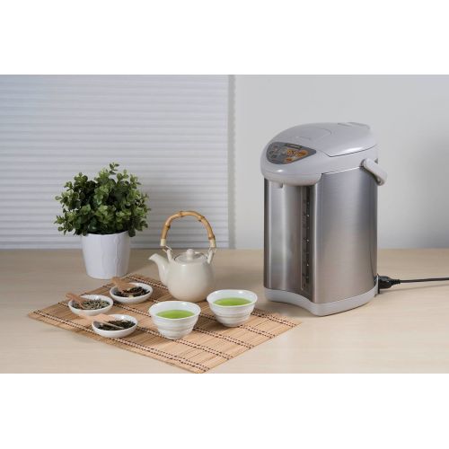  Zojirushi CD-JWC40HS Water Boiler & Warmer, 4 L, Silver Gray