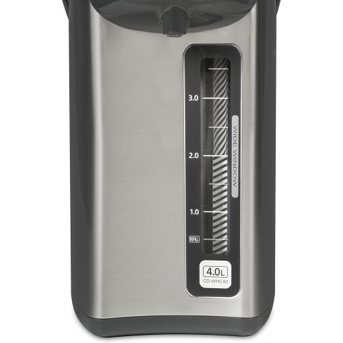  Zojirushi CD-WHC40XH Micom Water Boiler & Warmer, 135 oz, Stainless Gray