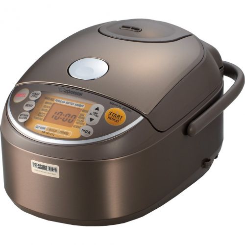  Zojirushi Induction Heating Pressure Rice Cooker & Warmer 1.0 Liter, Stainless Brown NP-NVC10