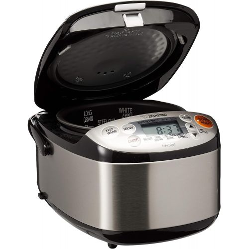  [아마존 핫딜]  [아마존핫딜]Zojirushi NS-LGC05XB Micom Rice Cooker & Warmer, 3-Cups (uncooked), Stainless Black