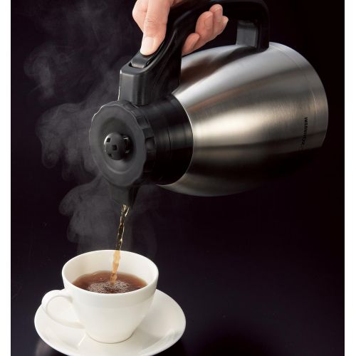  Zojirushi EC-YTC100XB Coffee Maker, 10-Cup, Stainless Steel/Black