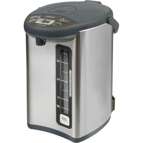  [아마존베스트]Zojirushi CD-WHC40XH Micom Water Boiler & Warmer, 135 oz, Stainless Gray