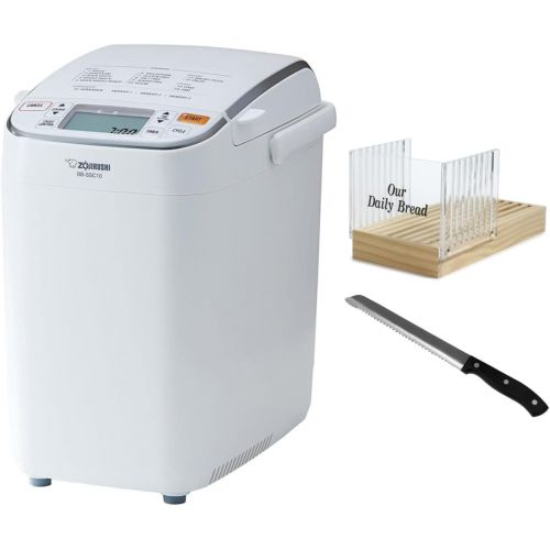  Zojirushi BB-SSC10 Home Bakery Maestro Breadmaker with Bread Slicer Bundle (3 Items)