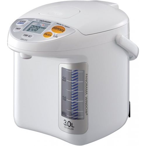  [아마존베스트]Zojirushi CD-LFC30 Panorama Window Micom Water Boiler and Warmer, 101 oz/3.0 L, White