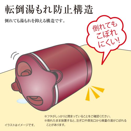  Zojirushi electric kettle (1.0L) Metallic Red CK-AW10-RM