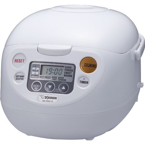  Zojirushi NS-WAC10-WD 5.5-Cup (Uncooked) Micom Rice Cooker and Warmer