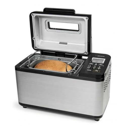  Zojirushi BB-PDC20BA Home Bakery Virtuoso Plus Breadmaker, 2 lb. loaf of bread, Stainless Steel/Black