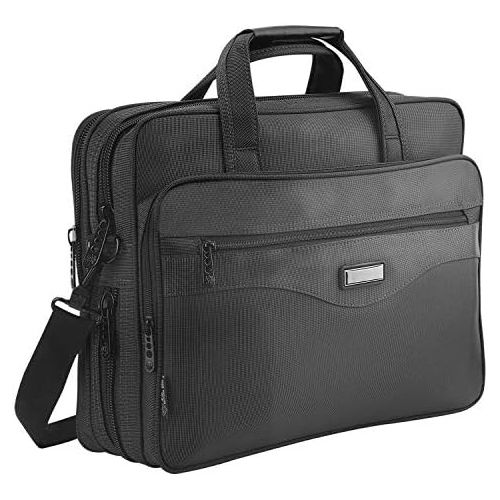  [아마존베스트]Laptop Bag 15.6 inch, Mens Laptop Briefcase, Expandable Carry on Computer Case, Business Office Attache, Zokaliy Lightweight Water Resistant Shoulder Messenger Bag for MacBook Acer