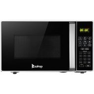 Zokop 900W Microwave Oven With Silver Handle Display 0.9 Cu.Ft Ten Power Levels Evenly Heating Conventional
