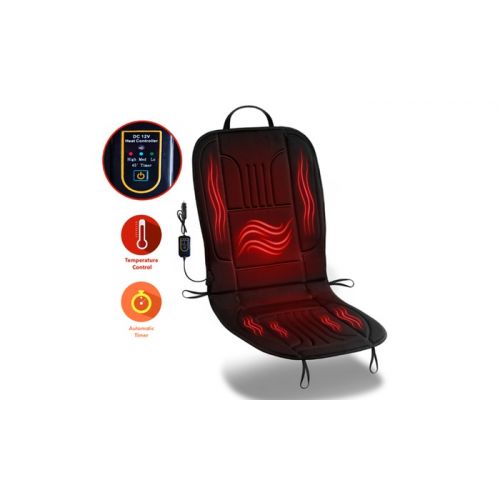  Zone Tech 2x Thickening Heated Car Seat Heater Heated Cushion Warmer