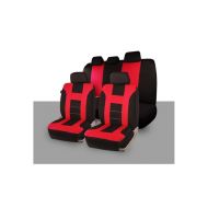 Zone Tech Full Set Red, Blue, Beige Black Car Seat Covers Racing Style