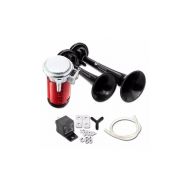 Zone Tech Air Horn Dual Trumpet 12v Train Car Kit Compressor 115DB