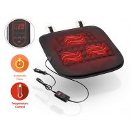 Zone Tech Car Heated Seat Cushion Hot Cover Auto 12V Heater Warmer Pad