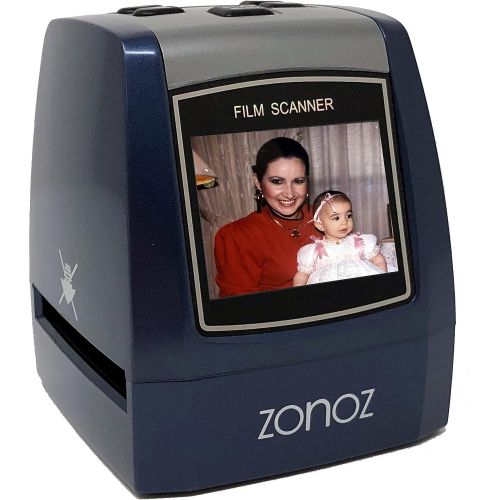  ZONOZ FS-3 22MP All-in-1 Film & Slide Converter Scanner w/Speed-Load Adapters for 35mm, 126, 110 Negative & Slides, Super 8 Films - Includes Worldwide Voltage 110V/240V AC Adapter