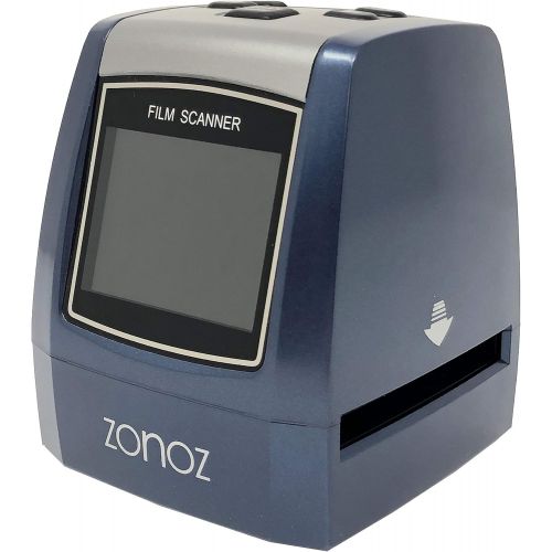  [아마존베스트]ZONOZ FS-3 22MP All-in-1 Film & Slide Converter Scanner w/Speed-Load Adapters for 35mm, 126, 110 Negative & Slides, Super 8 Films - Includes Worldwide Voltage 110V/240V AC Adapter