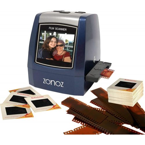  [아마존베스트]ZONOZ FS-3 22MP All-in-1 Film & Slide Converter Scanner w/Speed-Load Adapters for 35mm, 126, 110 Negative & Slides, Super 8 Films - Includes Worldwide Voltage 110V/240V AC Adapter