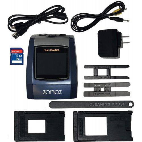  [아마존베스트]ZONOZ FS-3 22MP All-in-1 Film & Slide Converter Scanner w/16GB SD Memory Card, Speed-Load Adapters for 35mm, 126, 110 Negative & Slides, Super 8 Films - Worldwide Voltage 110V/240V