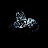 Zonxn 7 Color Changing Mood USB 3D Nightlight Tiger Table Lamp Visual Animal Bedside Sleep Lighting for Kids Gifts Lighting Fixture