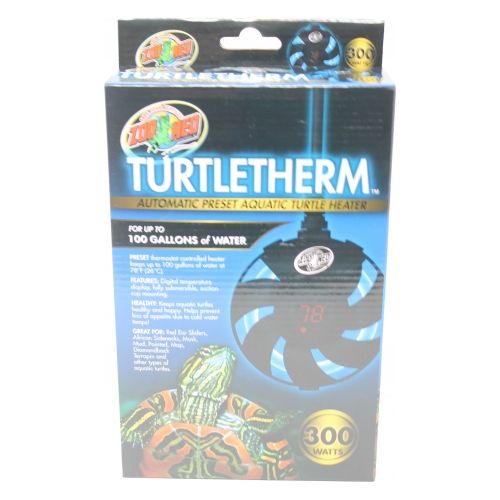  Zoo Med Turtletherm Automatic Preset Aquatic Turtle Heater 300 Watt - (Up to 100 Gallons)