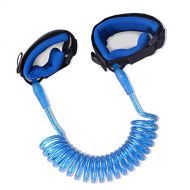 [아마존베스트]Anti Lost Wrist Link, Zooawa Child Outdoor Safety Hook and Loop Wristband Leash Child Safety Harness for Kids and Toddlers, 1.5M Blue