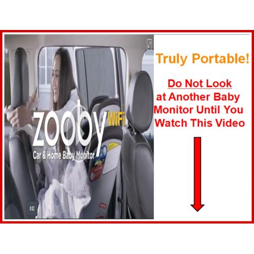  Zooby-Infanttech Zooby WiFi Direct Portable Video Baby Monitor  The Only Truly Mobile Baby Camera for Home, Car,...