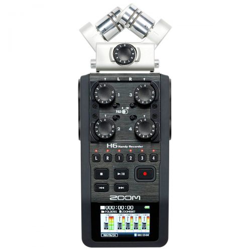  Zoom},description:Zoom has been building innovative, great-sounding products for the past thirty years. But with the revolutionary H6-their most versatile portable recorder ever-th