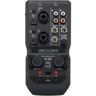 Zoom},description:The U-24 is a compact, 2-in4-out audio interface that provides all of the essential tools you need for recording and performing with high resolution, 24-bit96 k