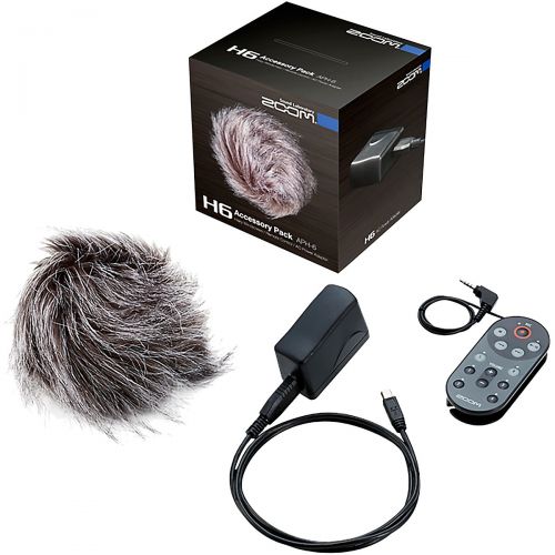  Zoom},description:The APH-6 is an accessory package for ZOOM H6 Handy Recorder. It includes a windscreen that provides a professional level of wind noise prevention, a remote contr