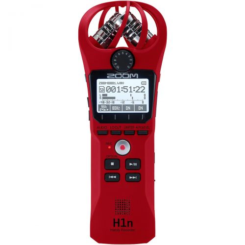  Zoom H1n Handy Recorder Red Edition