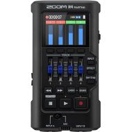 Zoom R4 MultiTrak 32-Bit Float Recorder with Stereo Bouncing, 2 XLR/Combo Inputs, Built-In Microphone, Effects, Rhythms, Battery Powered, and Audio Interface