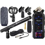 Zoom H6essential New H6 Pro 6-Track Recorder with Ritz Gear Professional Video, Cinema and Broadcasting Shotgun Microphone for Indoor & Outdoor Film, Interview & Studio Complete Recording Kit (Black)