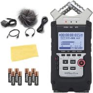 Zoom H4n Pro Handy Recorder Bundle with Zoom APH-4PRO Accessory Pack, 8 Batteries, and Austin Bazaar Polishing Cloth