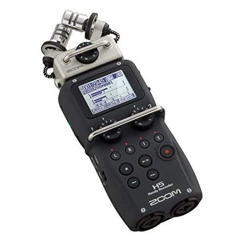  Zoom H5 Handy Recorder Bundle with Zoom APH-5 Accessory Pack and Austin Bazaar Polishing Cloth
