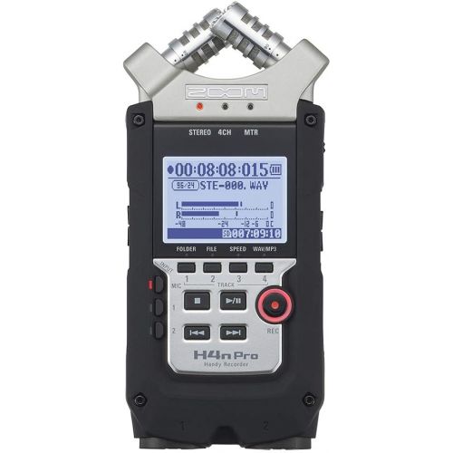  Zoom H4n Pro Handy Recorder Bundle with Zoom APH-4PRO Accessory Pack, 8 Batteries, and Austin Bazaar Polishing Cloth