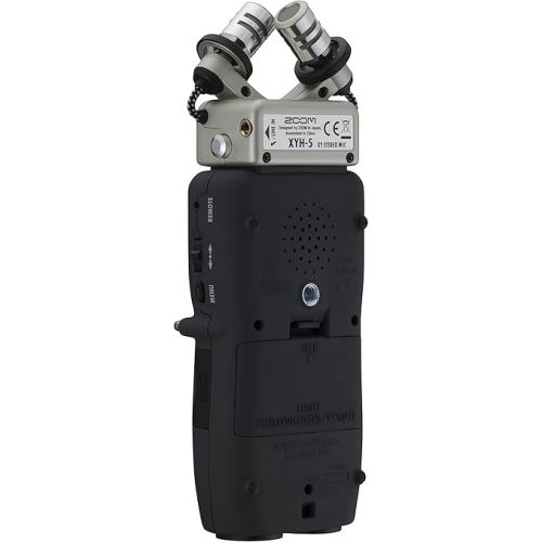  Zoom H5 4-Track Portable Recorder for Audio for Video, Music, and Podcasting, Stereo Microphones, 2 XLR/TRS Inputs, USB Audio Interface, Battery Powered