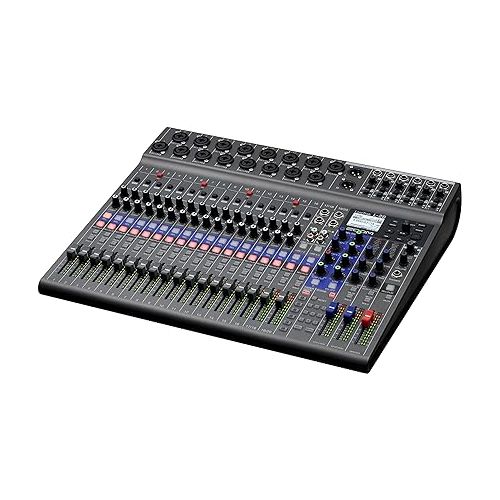  Zoom LiveTrak L-20 Digital Mixer & Multitrack Recorder, 20-Input/ 22-Channel SD Card Recorder, 22-in/4-out USB Audio Interface, 6 Customizable Outputs, Wireless iOS Control