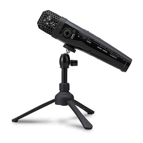  Zoom M4 MicTrak with 32-Bit Float, 4-Tracks, 2 XLR/TRS inputs, X/Y Mic Capsule, Timecode, Normalization, On-Board Monitoring, Battery Powered, Audio Interface, For Musicians, Podcasters, Videographers