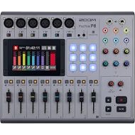 Zoom PodTrak P8 Podcast Recorder, 6 Microphone Inputs, 6 Headphone Outputs, Phone Input, Sound Pads, Onboard Editing, Record to SD card, USB Audio Interface, Battery Powered