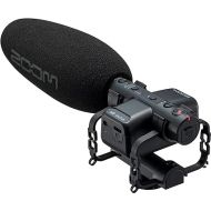 Zoom M3 MicTrak Stereo On-Camera Shotgun Microphone with 32-Bit Float, 90 degree, 120 degree, and MONO Mode, Shockmount, USB Microphone Compatible, and Battery Powered