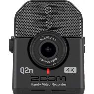 Zoom Q2n-4K Handy Video Recorder, 4K/30P Ultra High Definition Video, Compact Size, Stereo Microphones, Wide Angle Lens, for Recording Music, Video, YouTube Videos, Livestreaming