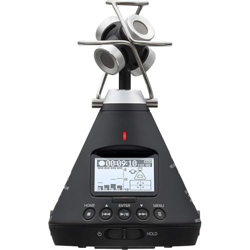  Zoom H3-VR 360° Audio Recorder, Records Ambisonics, Binaural, and Stereo, Battery Powered, Records to SD Card, Wireless Control, for VR & Surround Sound Video, Music, and Streaming