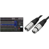 Zoom LiveTrak L-12 Digital Mixer & Multitrack Recorder + Amazon Basics XLR Microphone Cable
