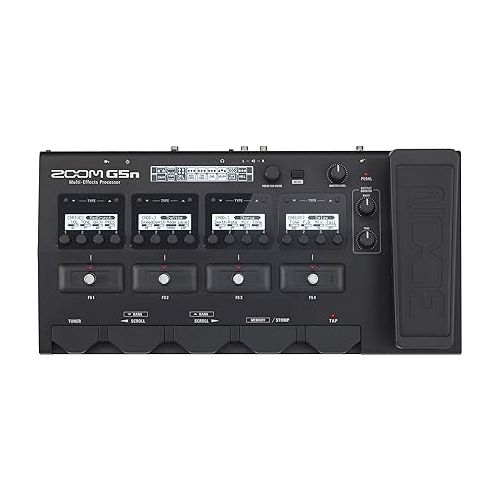  Zoom G5n Guitar Multi-Effects Processor with Expression Pedal, with 100+ Built in Effects, Amp Modeling, Stereo Effects, Looper, Rhythm Section, Tuner, Audio Interface for Direct Recording to Computer