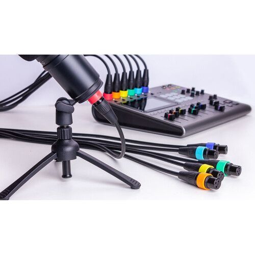  Zoom XLR-6c Color ID Rings for Microphone Cables (6 Pairs)