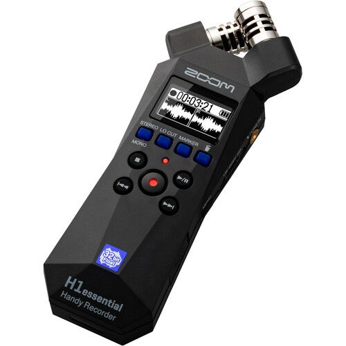  Zoom H1essential 2-Track 32-Bit Float Portable Audio Recorder