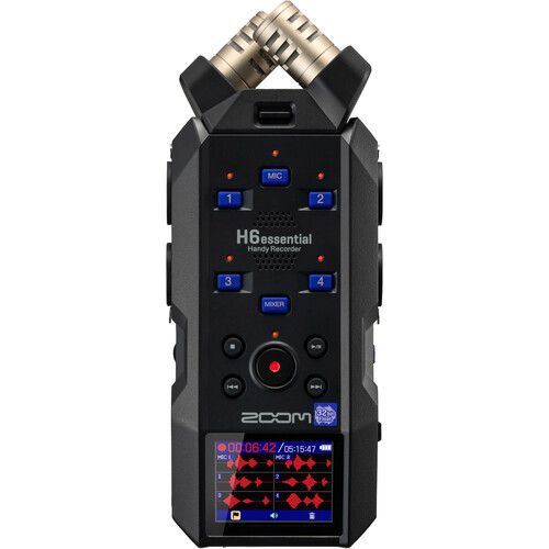  Zoom H6essential 6-Track 32-Bit Float Portable Audio Recorder