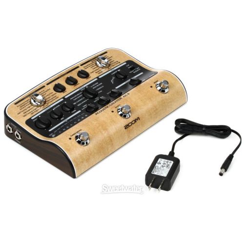  Zoom AC-3 Acoustic Creator Enhanced Direct Box and Multi-effects Pedal